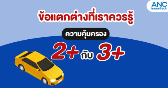 ข้อแตกต่างที่เราควรรู้  ความคุ้มครอง 2+ และ 3+